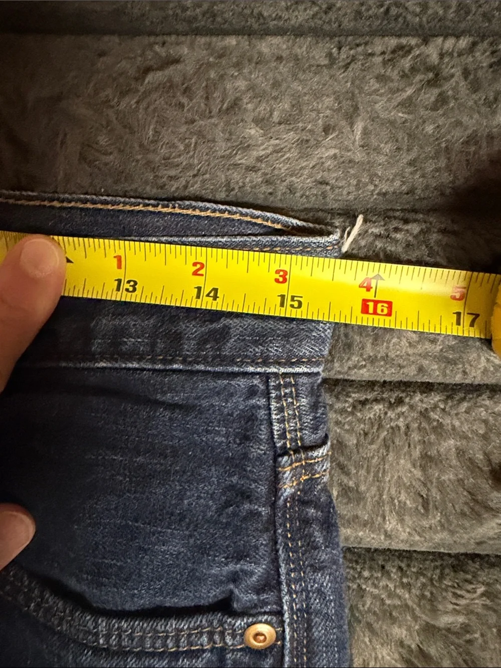 J. Crew 770 button fly Red Stripe Men’s Dark Blue Straight-Leg Jeans